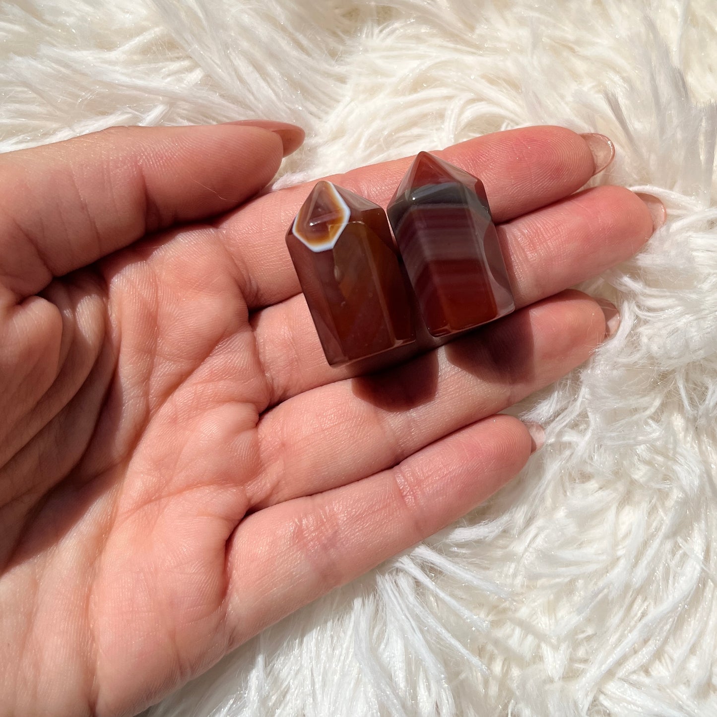 Mini torre in Corniola