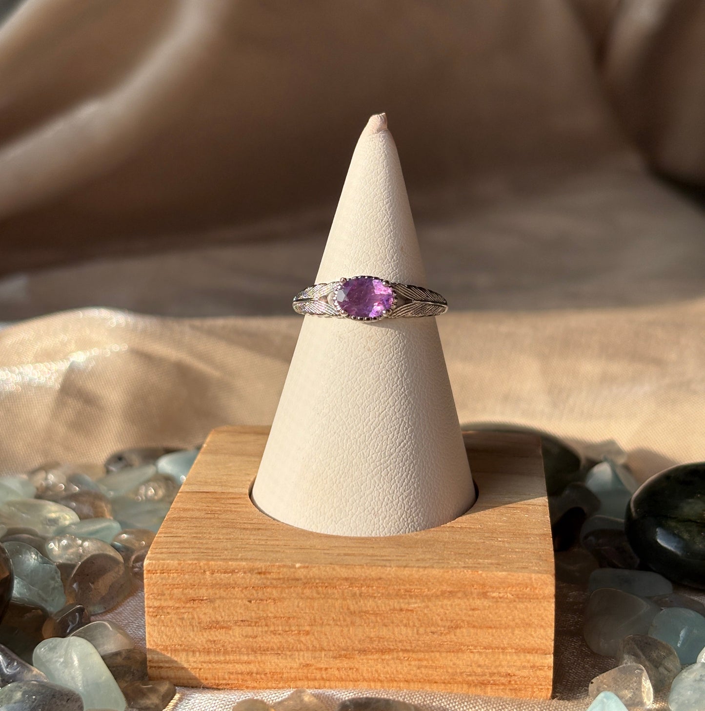 Anello con Ametista