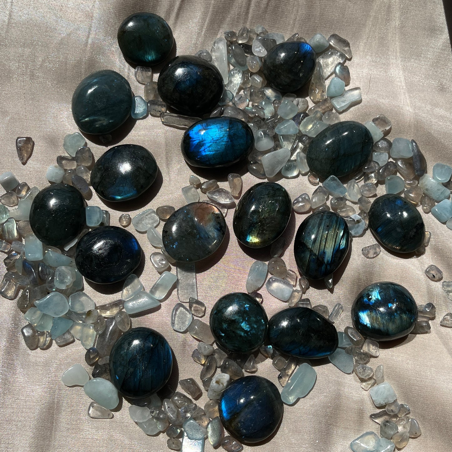 Mini Palmstone Labradorite