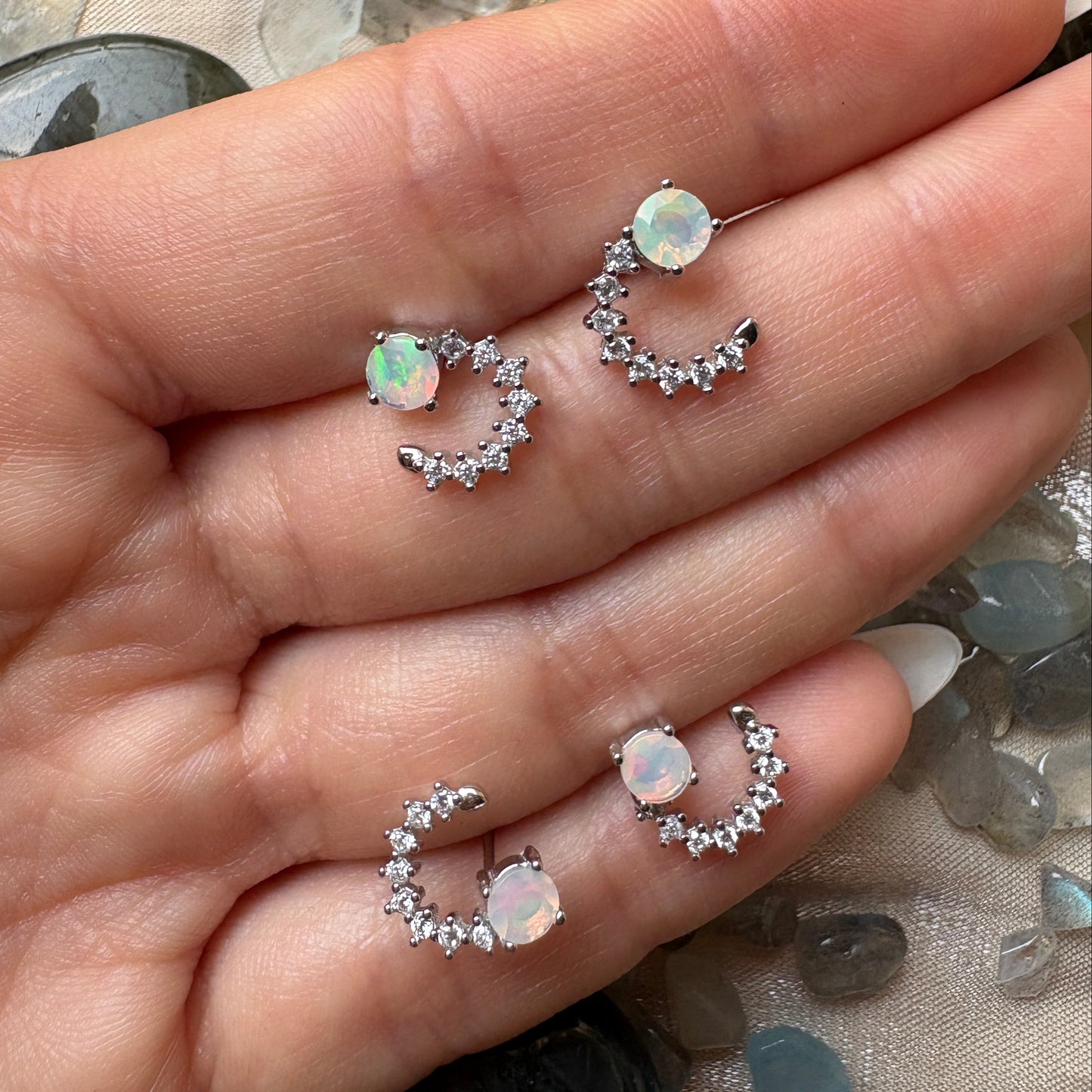 Orecchini con Opale 925