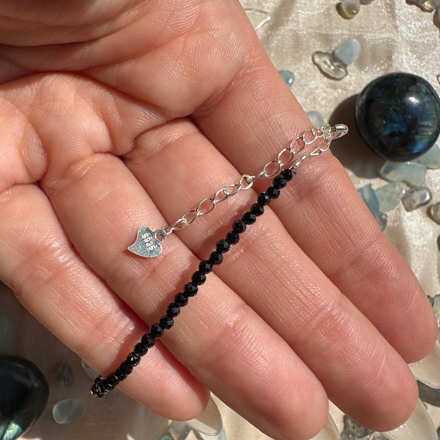 Bracciale in Ossidiana 925