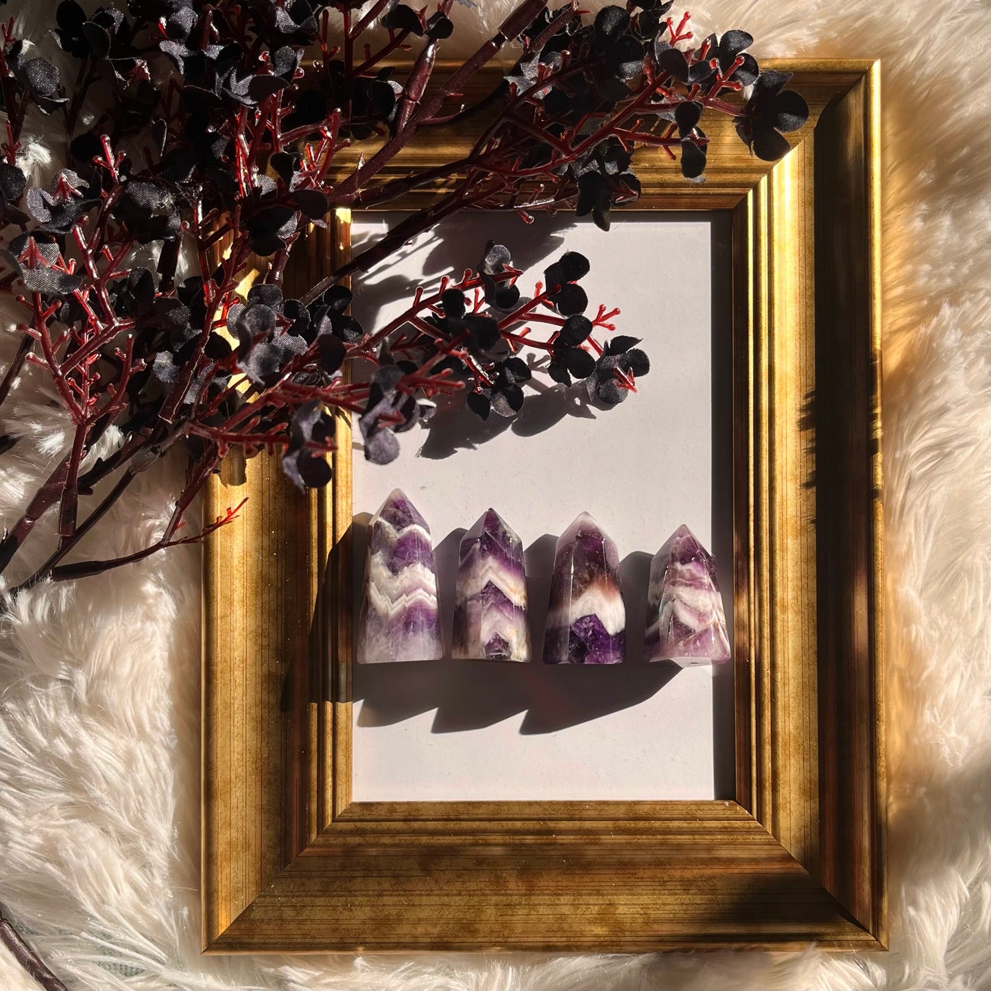 Torre in Ametista chevron