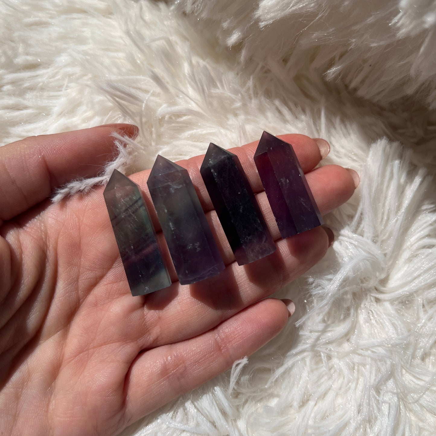 Mini torre in Fluorite