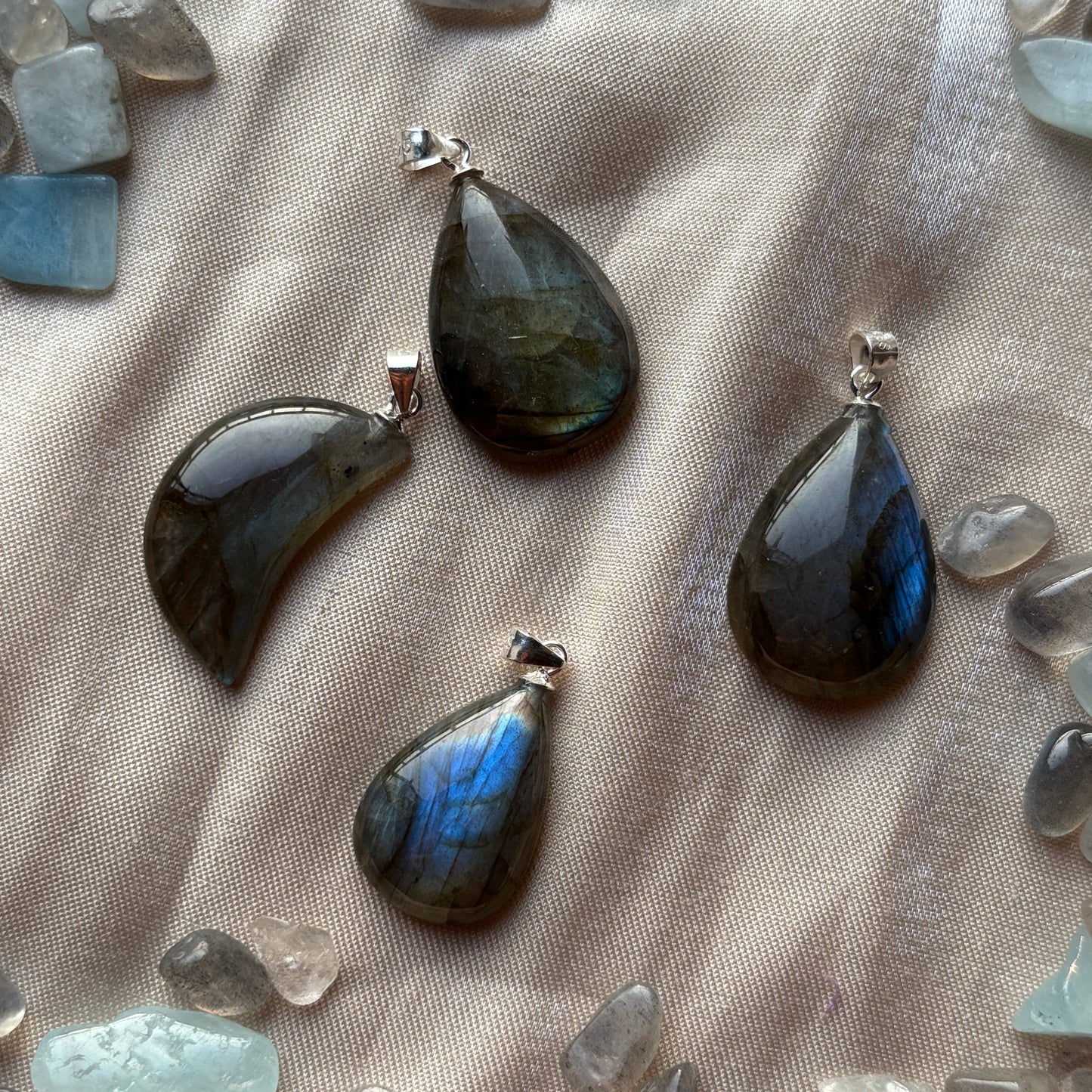 Ciondoli in Labradorite 925