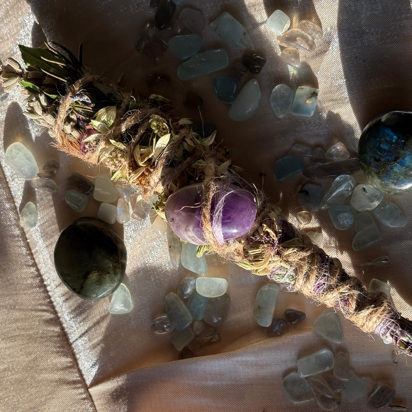 Smudge con cristalli