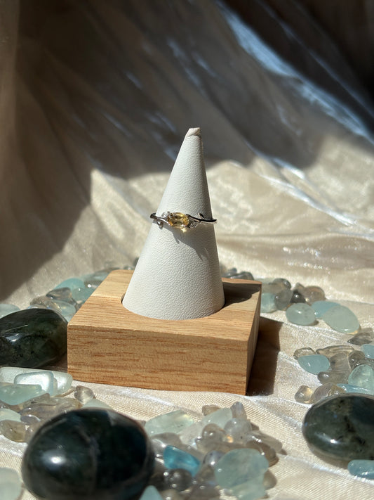Anello con Quarzo Citrino 925