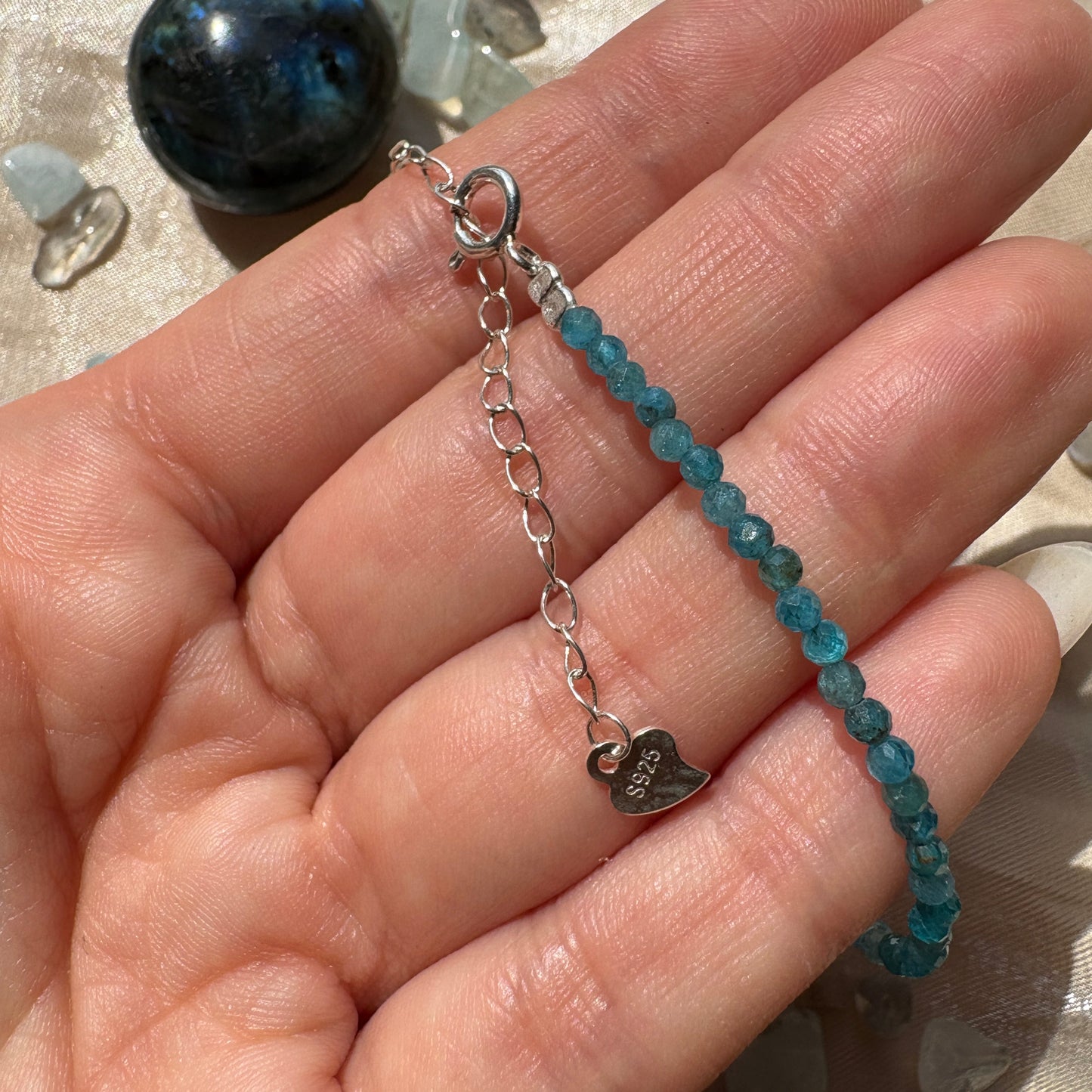 Bracciale in Apatite 925