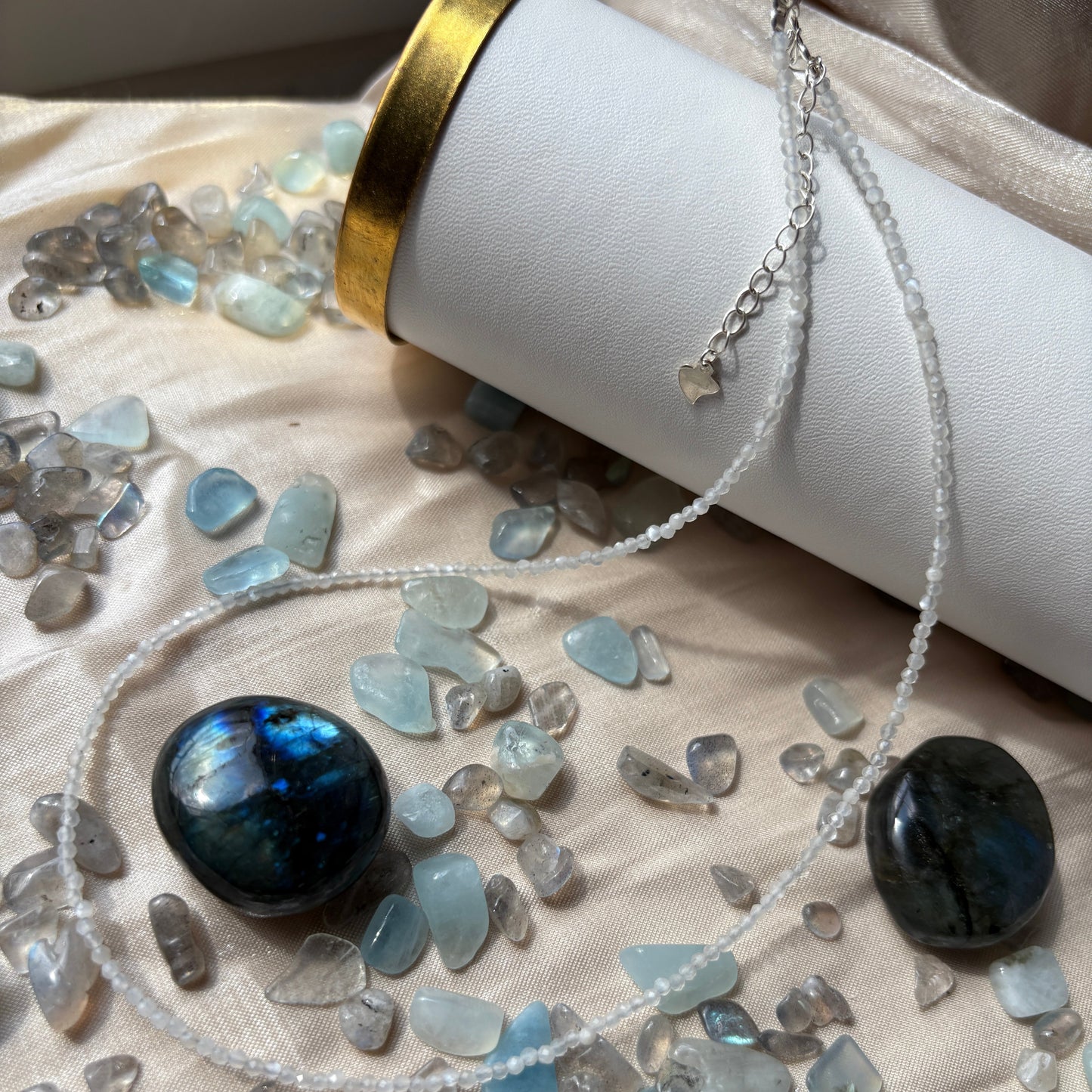 Collana in Pietra di Luna 925