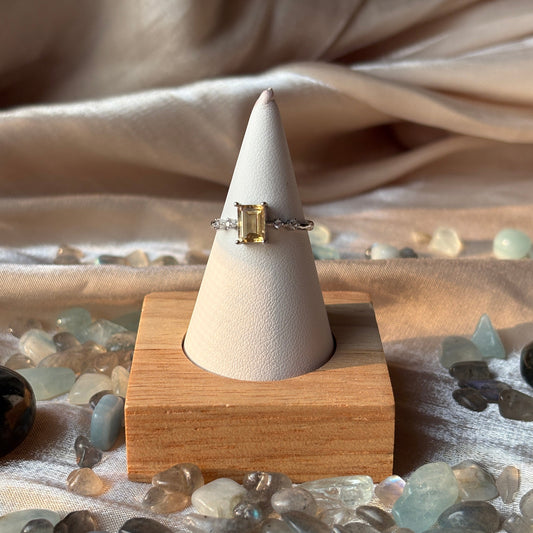 Anello con Quarzo Citrino