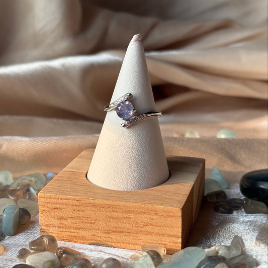 Anello con Quarzo Lavanda