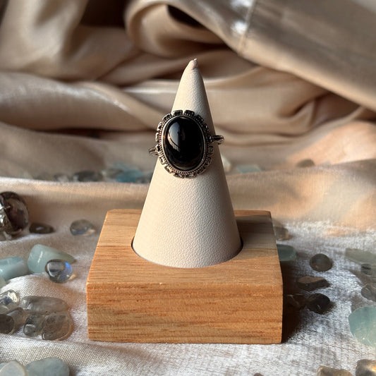 Anello con Ossidiana