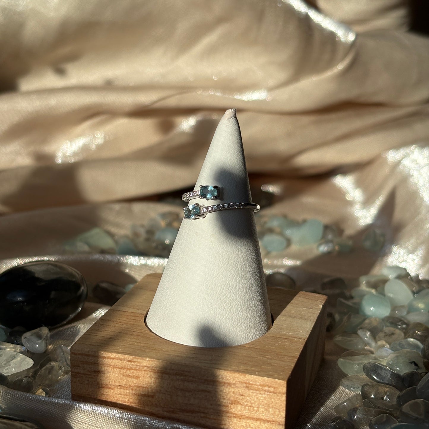 Anello con Apatite 925