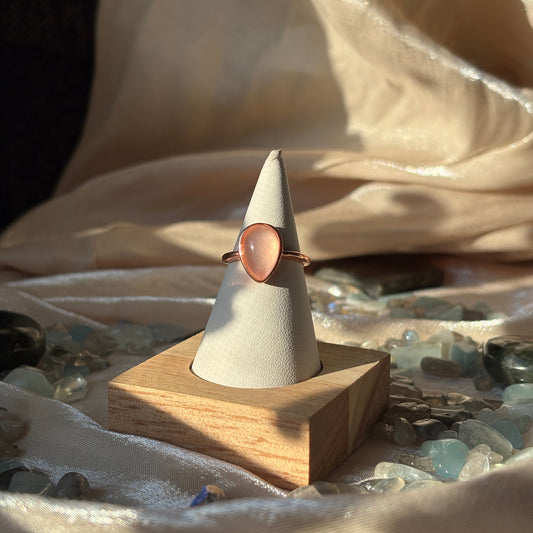 Anello con Quarzo Rosa 925