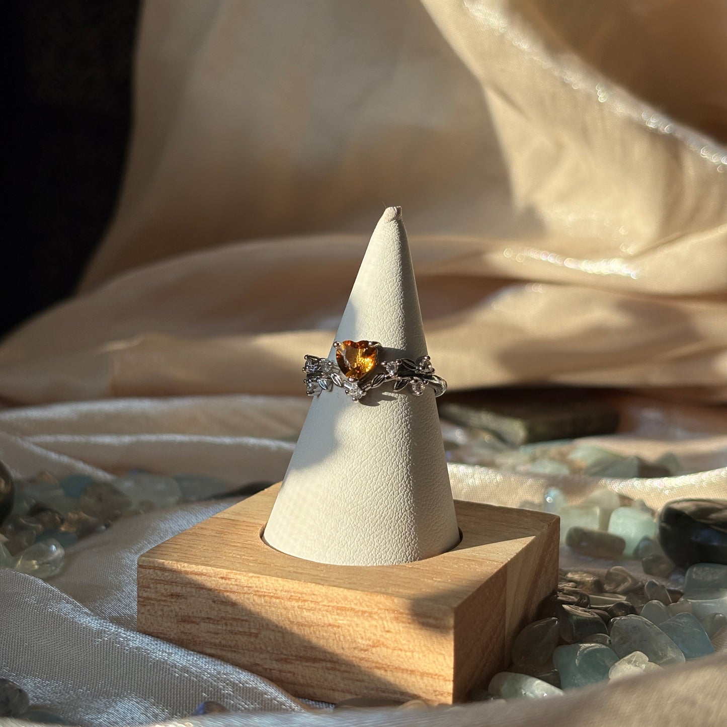 Anello con Quarzo Citrino