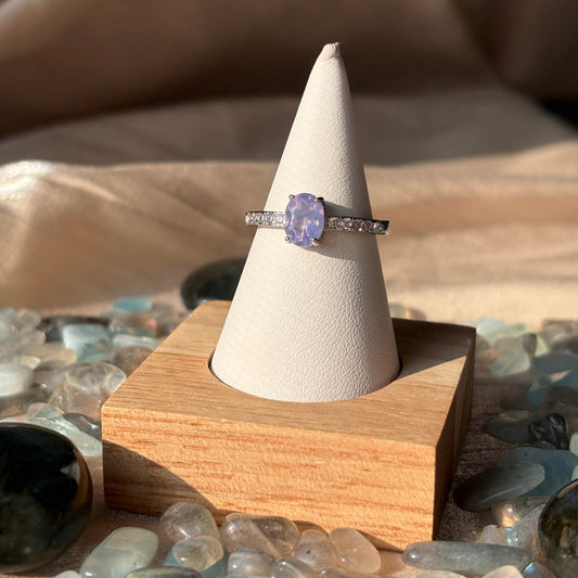 Anello con Quarzo Lavanda