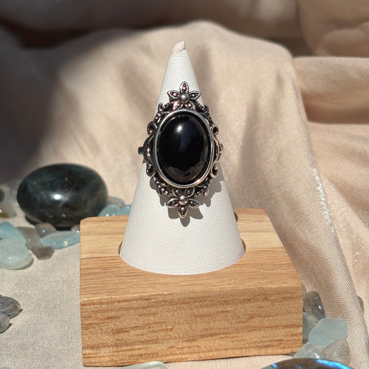 Anello con Agata nera