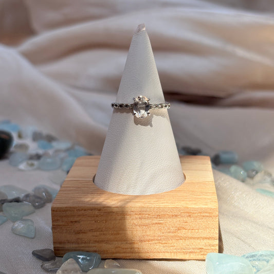 Anello con Quarzo Ialino 925