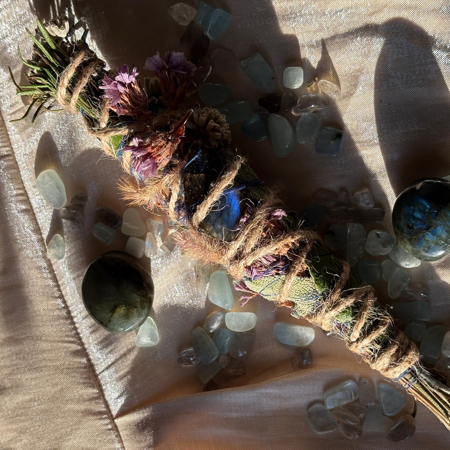 Smudge con cristalli