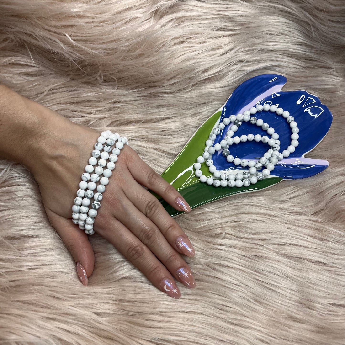 Bracciale in Howlite